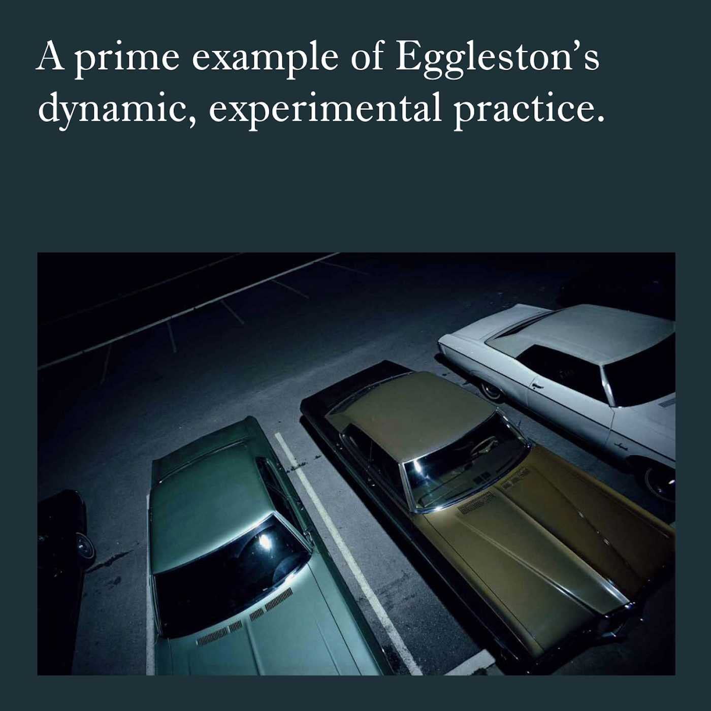 William Eggleston: The Outlands: Selected Works – LACMA Store