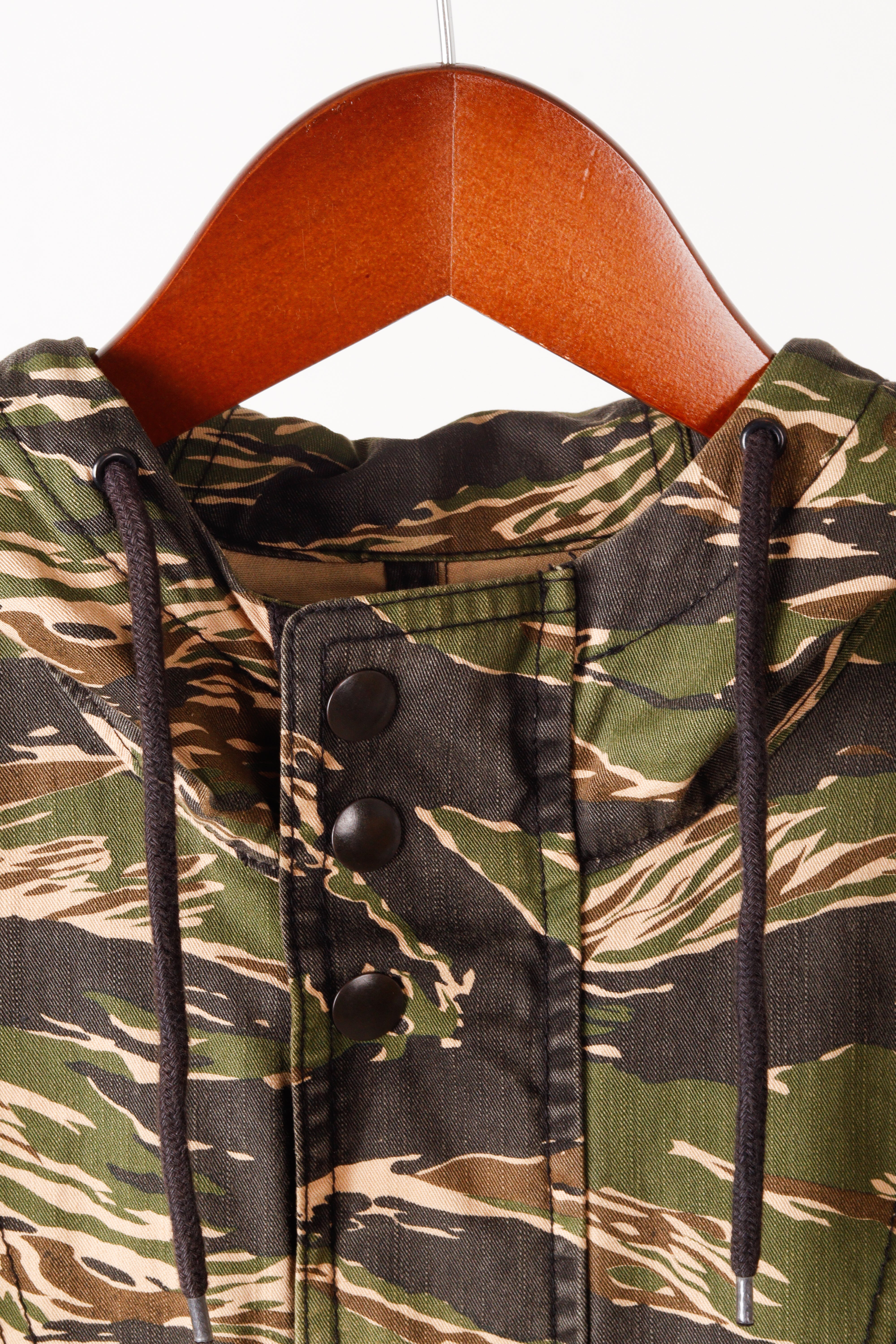 Supreme SS21 'Hooded Face Mask' Parka Tiger Camo (2021) – thepopup.com