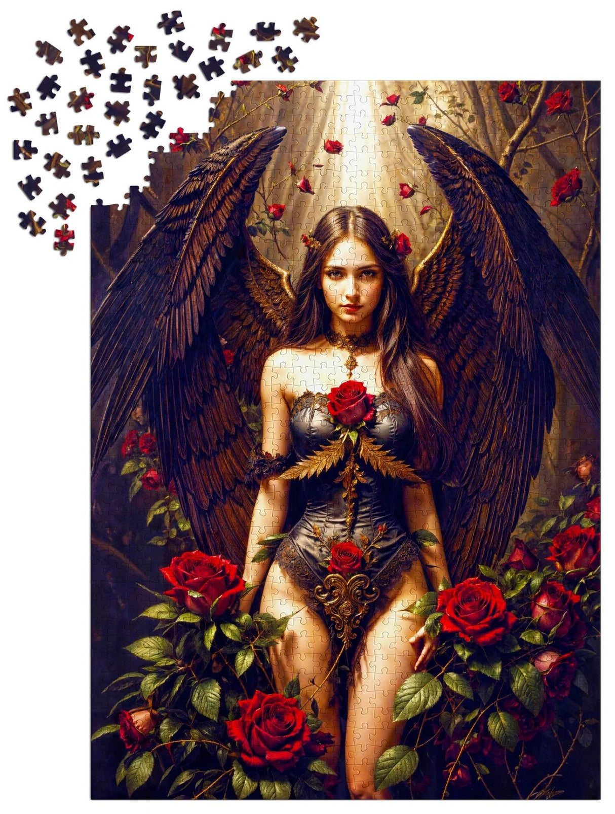 Dark Angel 1000 Piece Jigsaw Puzzle | Enjoy – The Puzzle Center