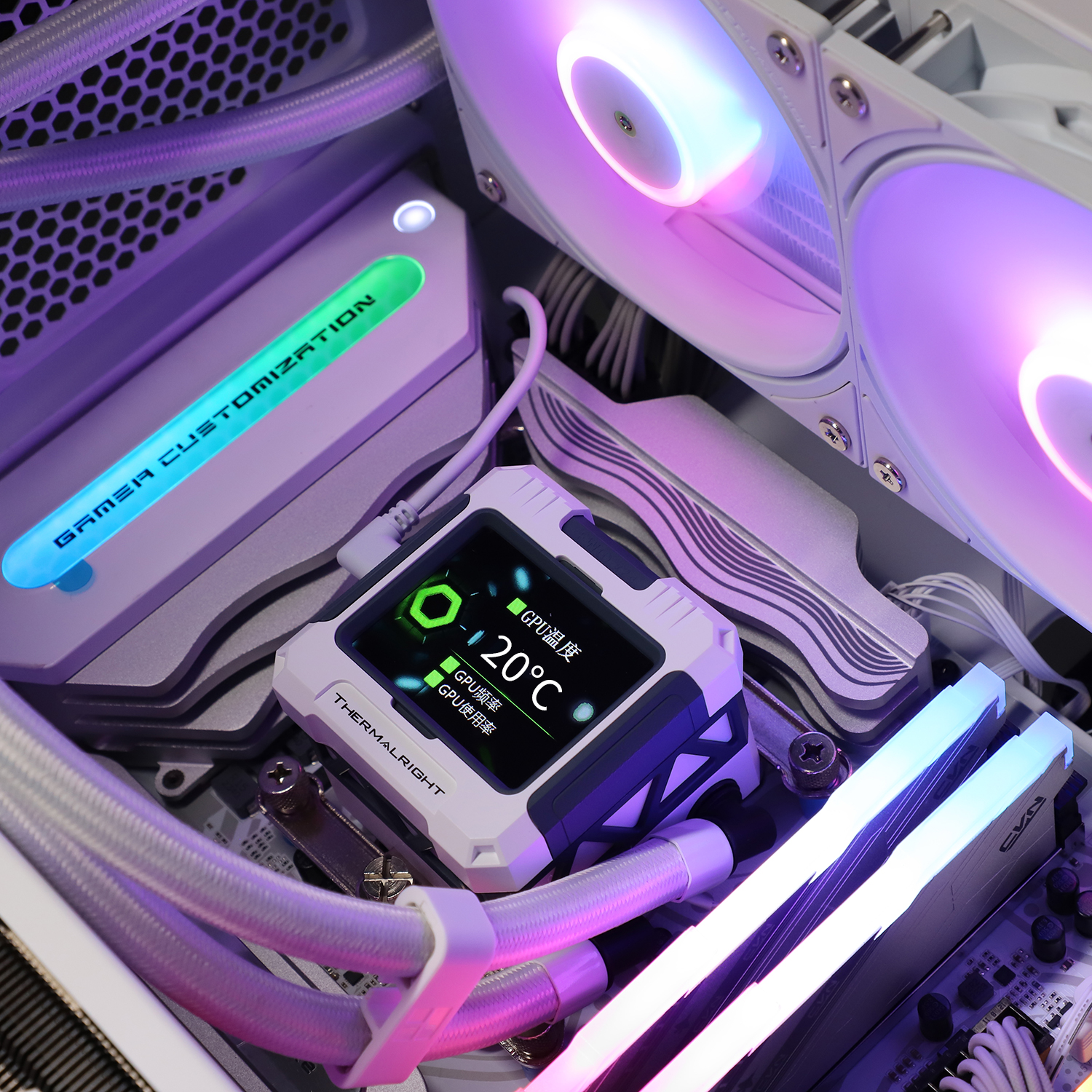 Frozen Warframe 360 WHITE ARGB – Thermalright