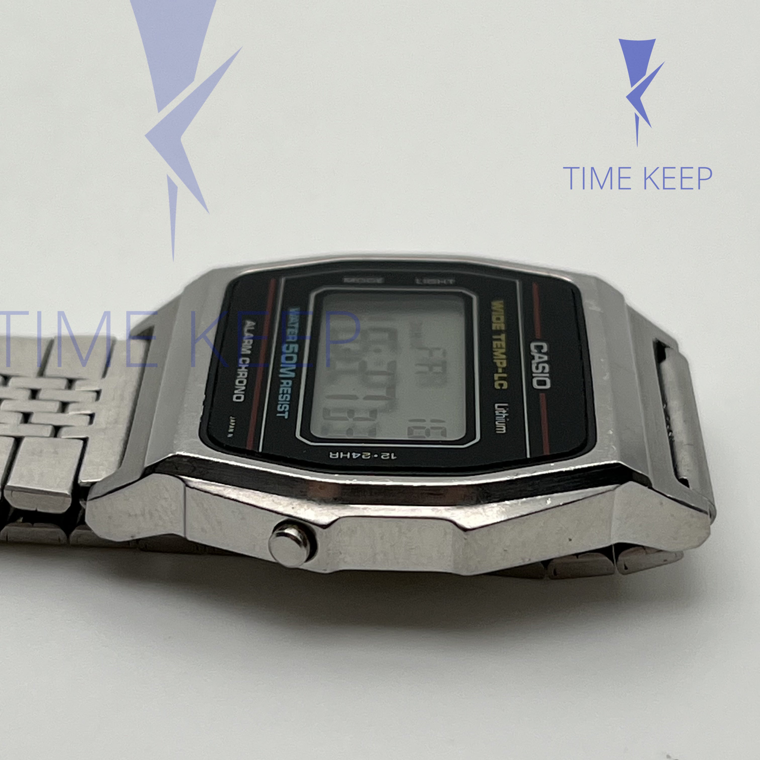 Rare Vintage 1980s Casio Digital Wide Temp LC Watch WW-34 – Time Keep