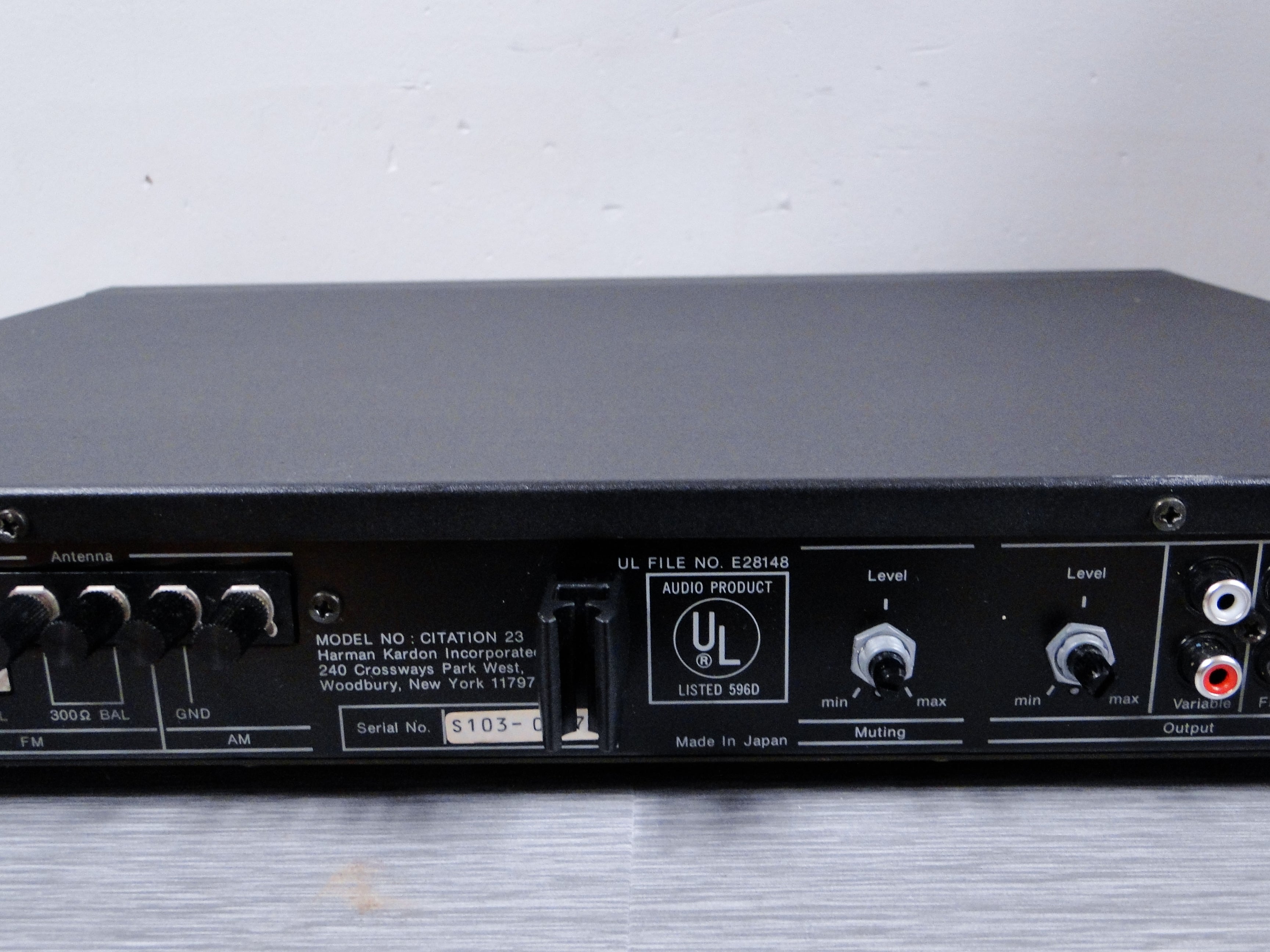 希少 レトロ商品）Herman/kardoon CAUTION 23チューナー 希少 レトロ