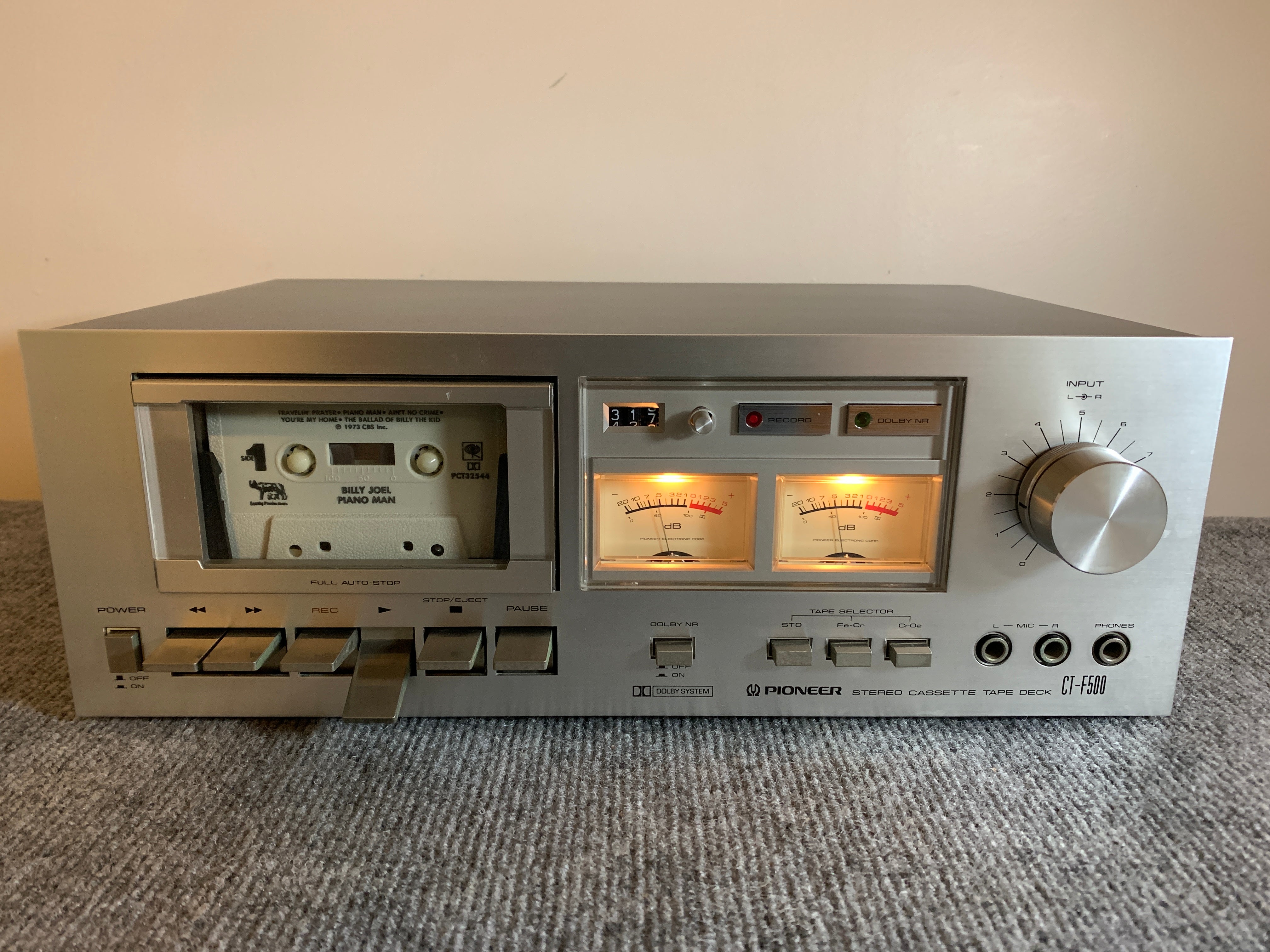 Pioneer CT-F500 Single Cassette Deck – The Turntable Store