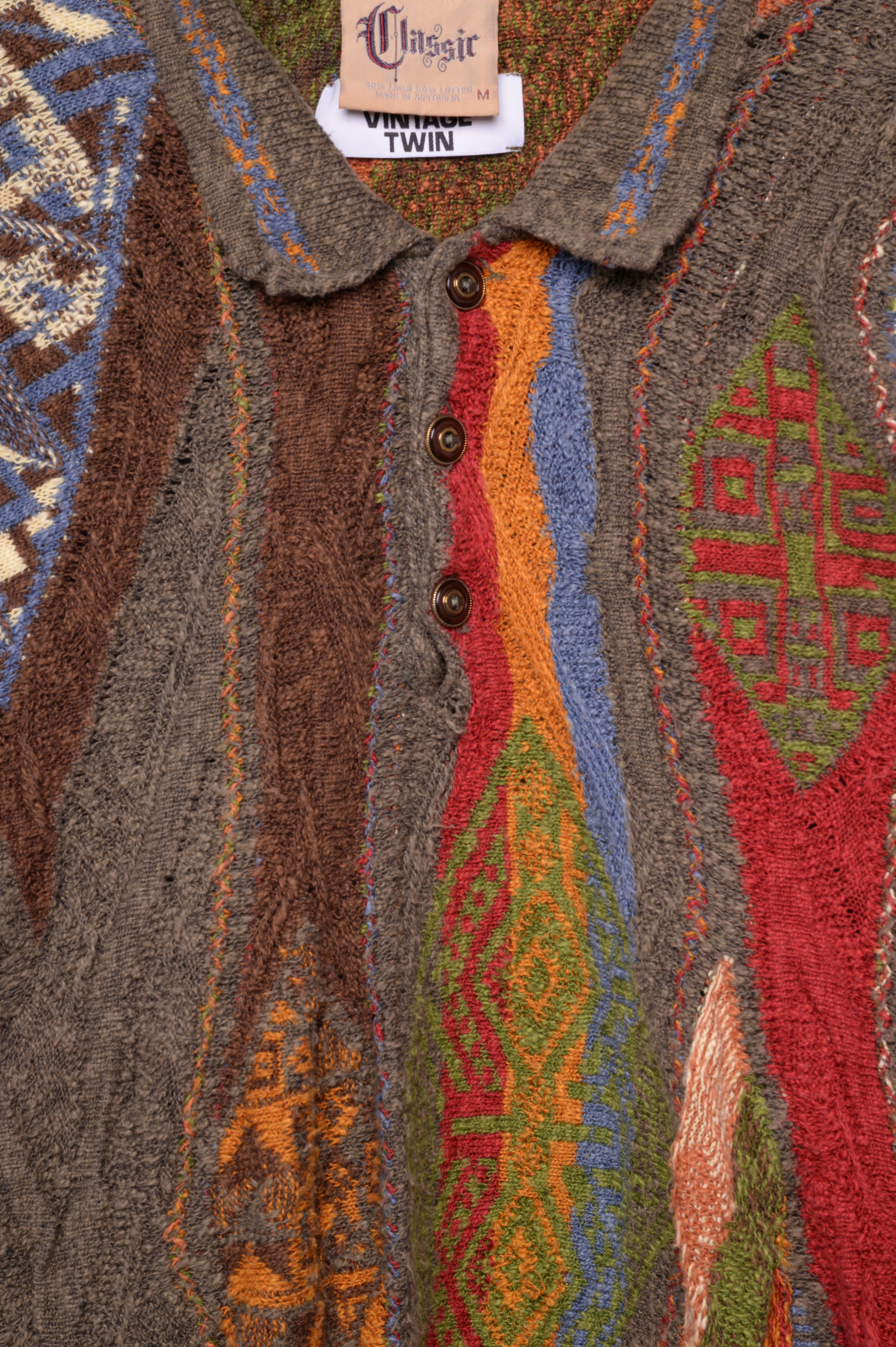 1980s Coogi Textured Sweater Free Shipping - The Vintage Twin