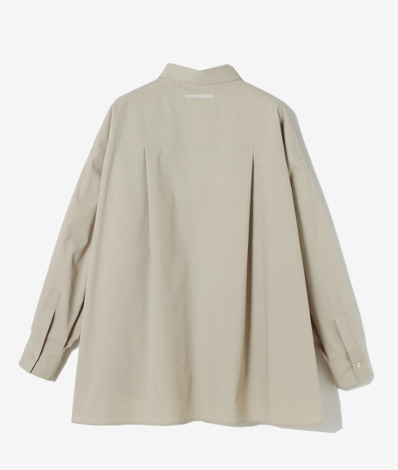 撥水オーバーサイズシャツ(A0851FB409)｜THIRD MAGAZINE (サード