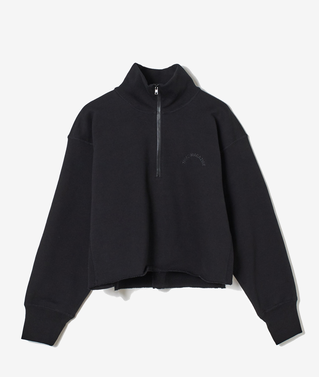 ハーフジップロゴスウェット(A0851UTS005)｜THIRD MAGAZINE (サード
