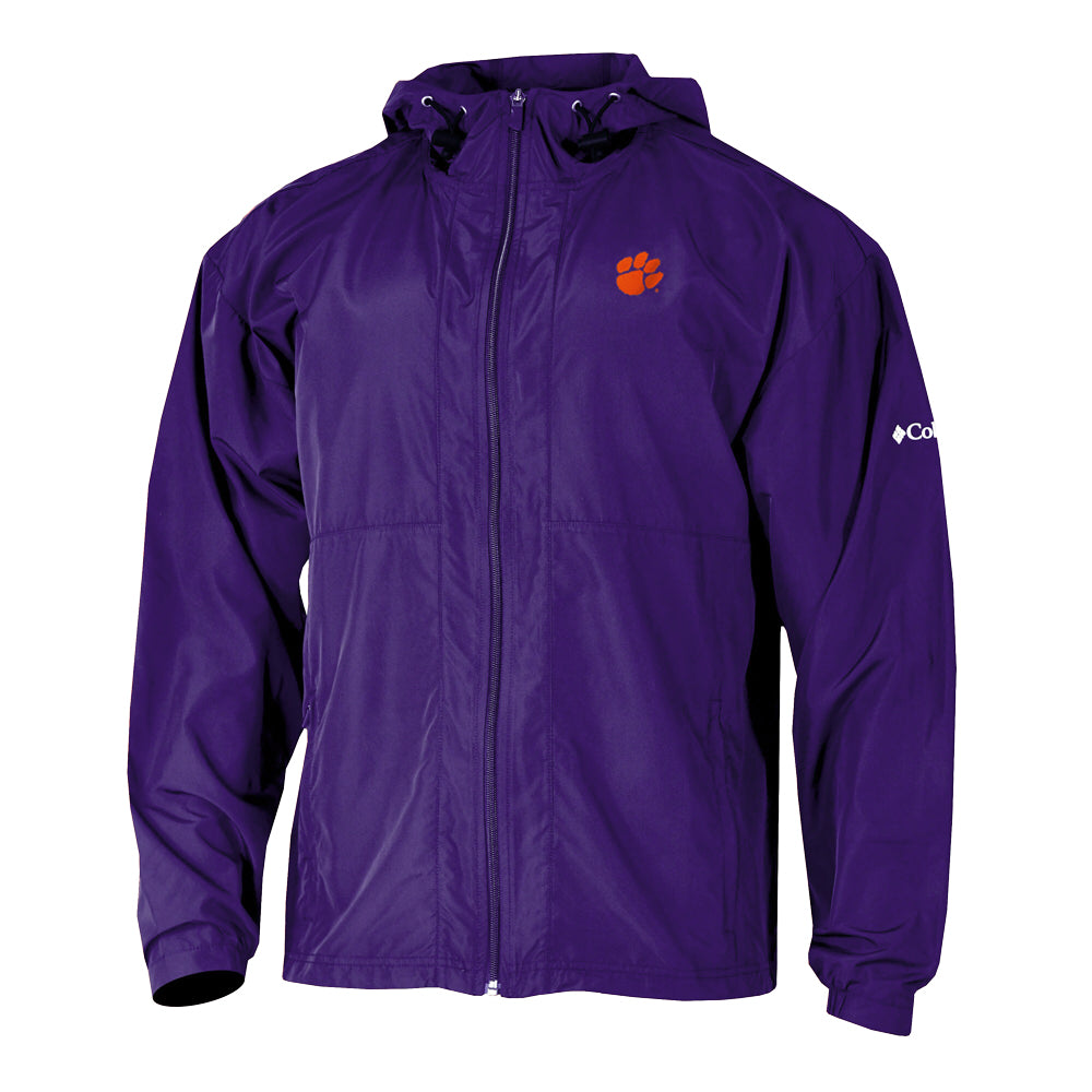 Clemson Columbia Prodigy Full-Zip Windbreaker