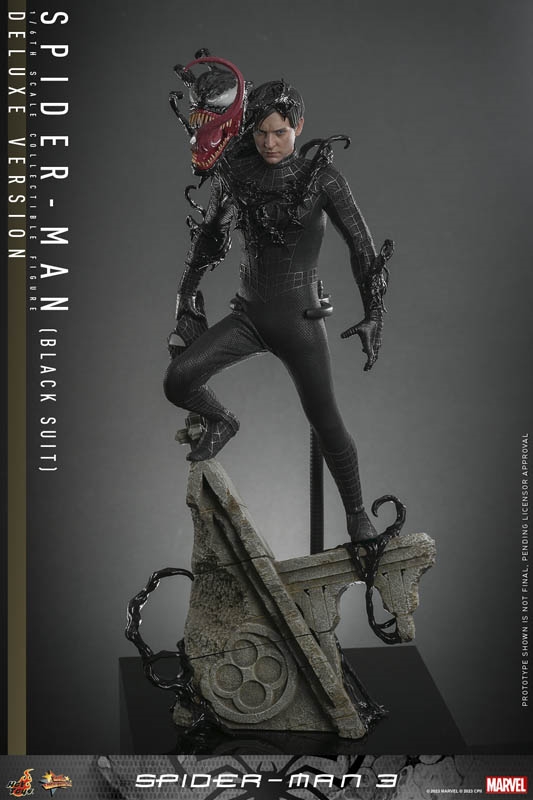 Spider-Man (Black Suit) Deluxe - Spider-Man 3 - Hot Toys MMS728 1