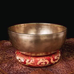 一点物】アンティックシンギングボウル【音階：A】約1527g(スティック