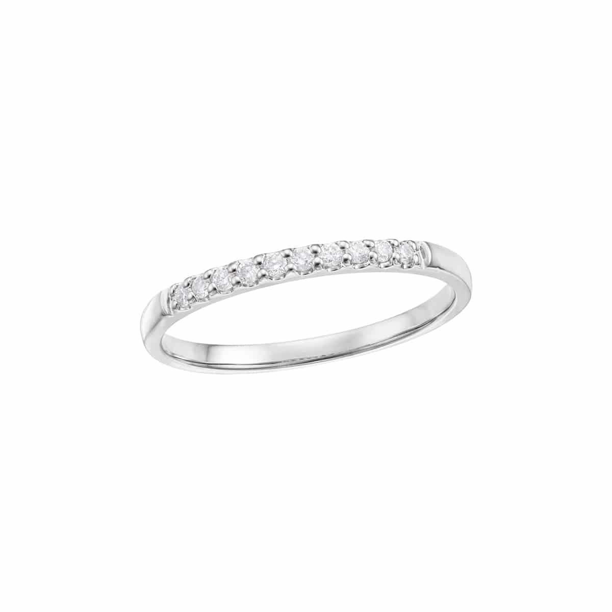 プラチナダイヤモンドリング（ピンキーリング）(RFR472-002)|TSUTSUMI