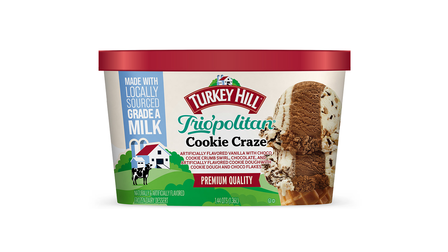 Turkey Hill Dairy | Cookie Craze Trio'politan™