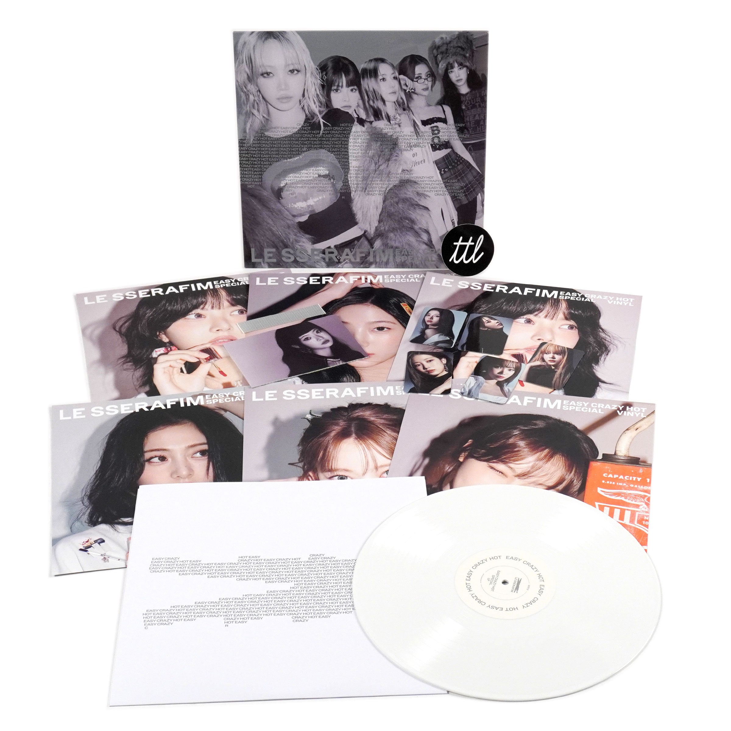 LE SSERAFIM: EASY-CRAZY-HOT (Indie Exclusive Colored Vinyl) Vinyl