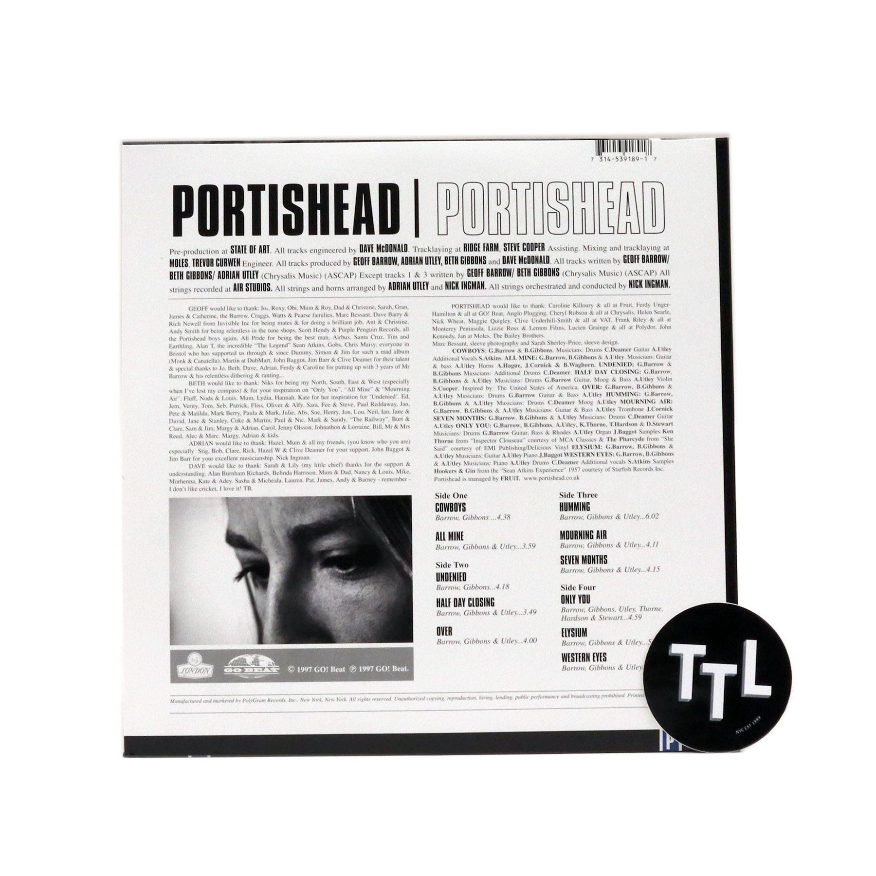 Portishead: Portishead Vinyl 2LP – TurntableLab.com
