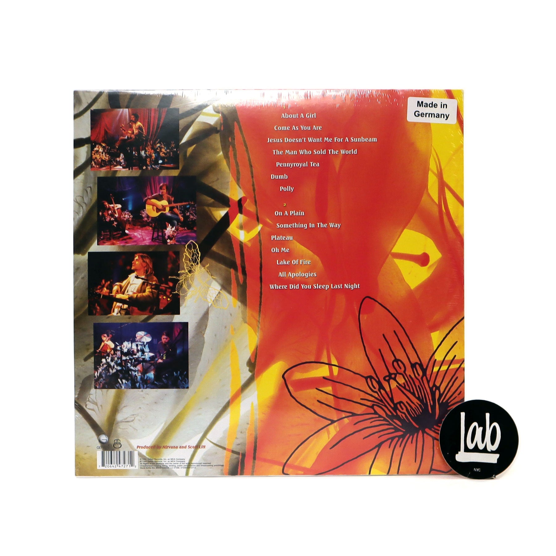 Nirvana: MTV Unplugged in New York (180g) Vinyl LP – TurntableLab.com