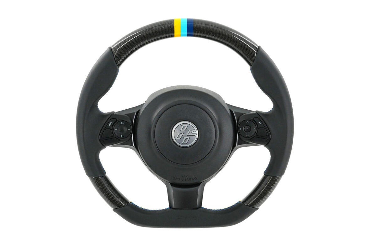 ダークブルー 3本スポーク ステアリング ダークブルー 3本スポーク