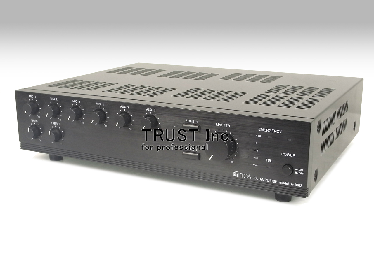 PAアンプ A-1803 TOA A-1803 AVアンプ 商品データダウンロード:PA