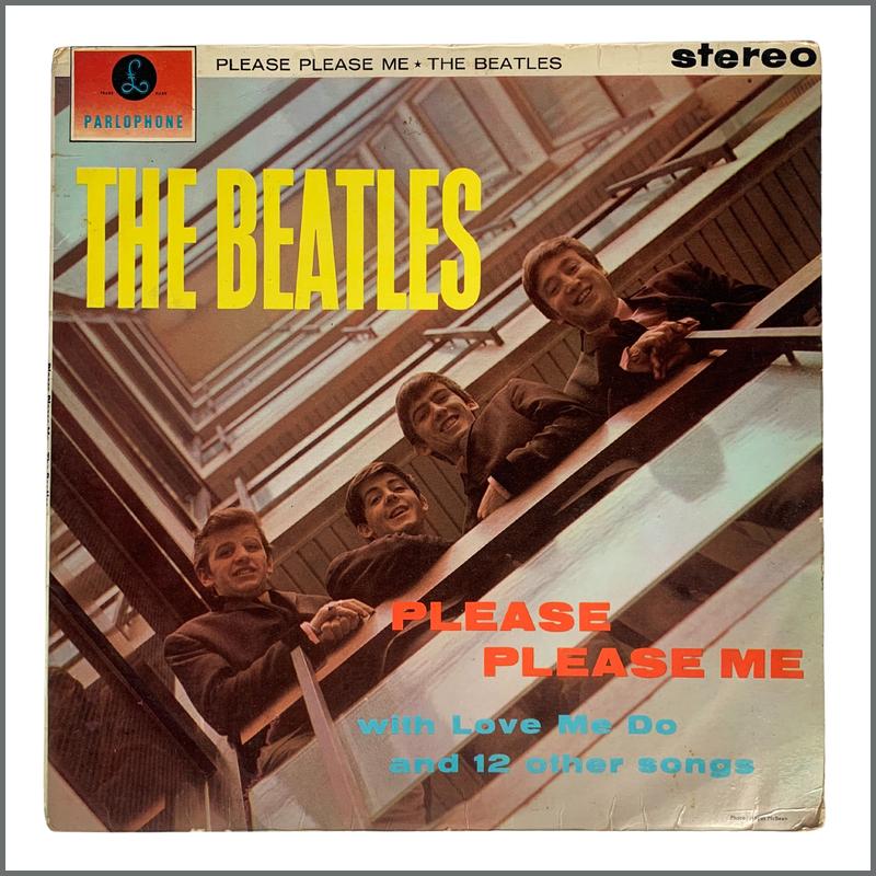 B50201 - The Beatles Please Please Me Stereo Black Yellow Labels