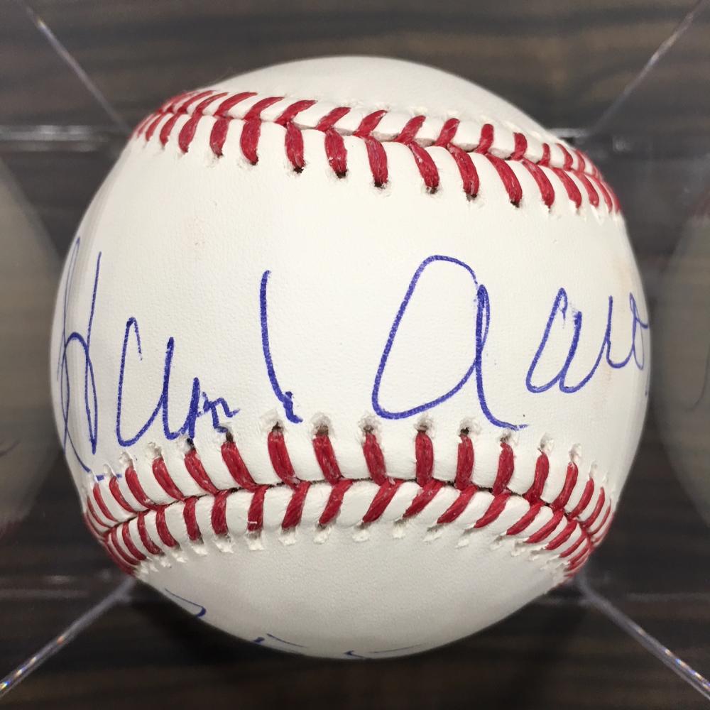 STEINER 直筆サイン公式球 ハンク・アーロン 