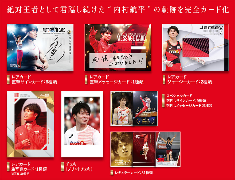公式アスリートカード「内村航平～軌跡～」【製品情報】 | Trading