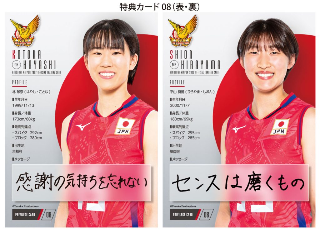 🏐 全日本女子バレーボール 火の鳥 NIPPON 2022 公式トレーディング