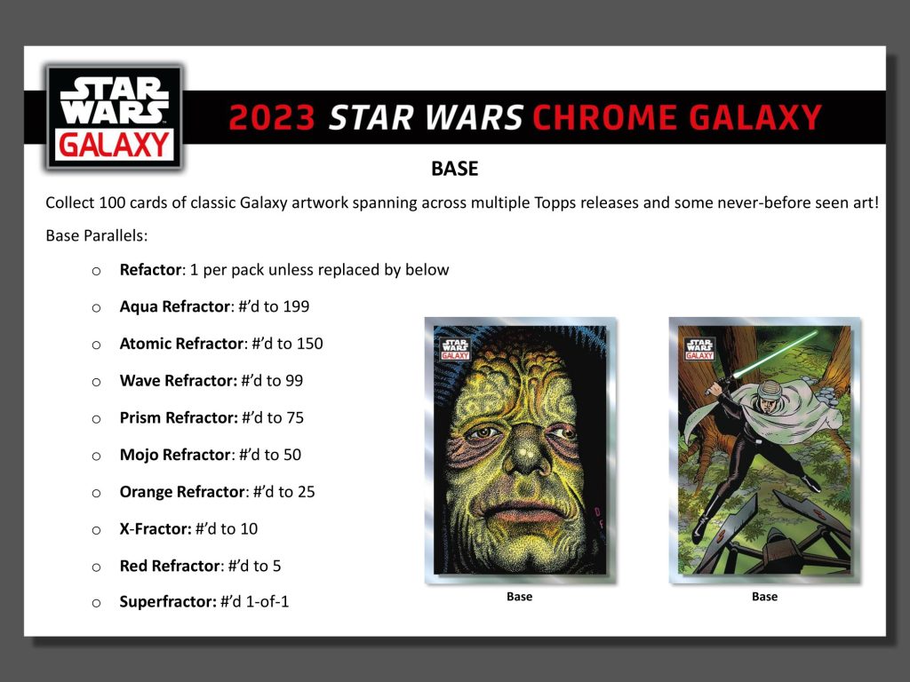 2023 TOPPS STAR WARS CHROME GALAXY HOBBY【製品情報】 | Trading