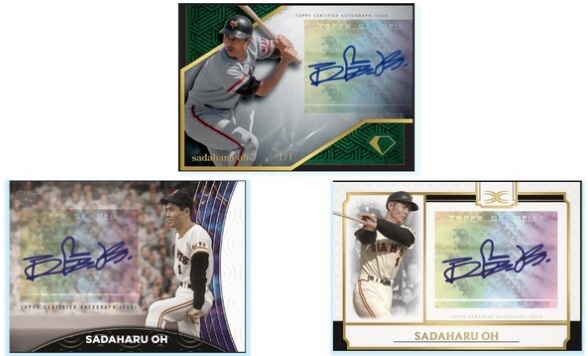 王貞治さんのサインカード封入をTOPPS社が正式に発表！ 来年はイチロー