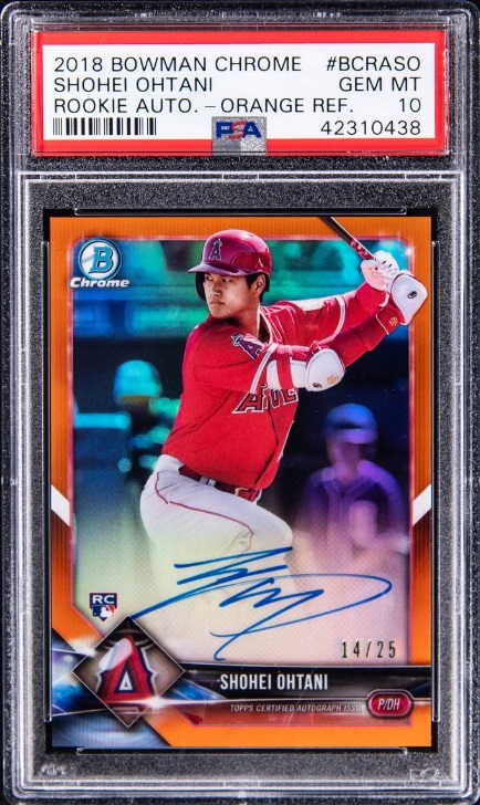 大谷カードの最高額は更新されるか？ 8000万円カードのPSA10と