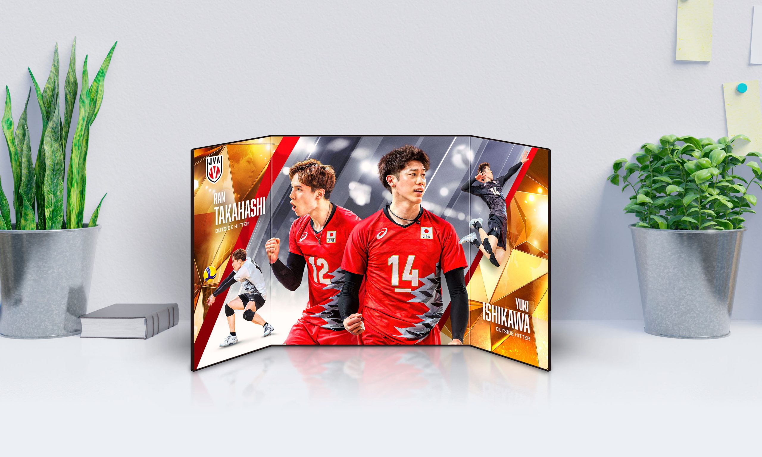 製品情報】🏐 ミニ屏風コレクション「バレーボール男子日本代表2025