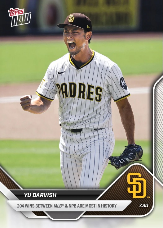 ダルビッシュ有が日米通算204勝目！ 歴代最多記録を更新！ 最新「TOPPS