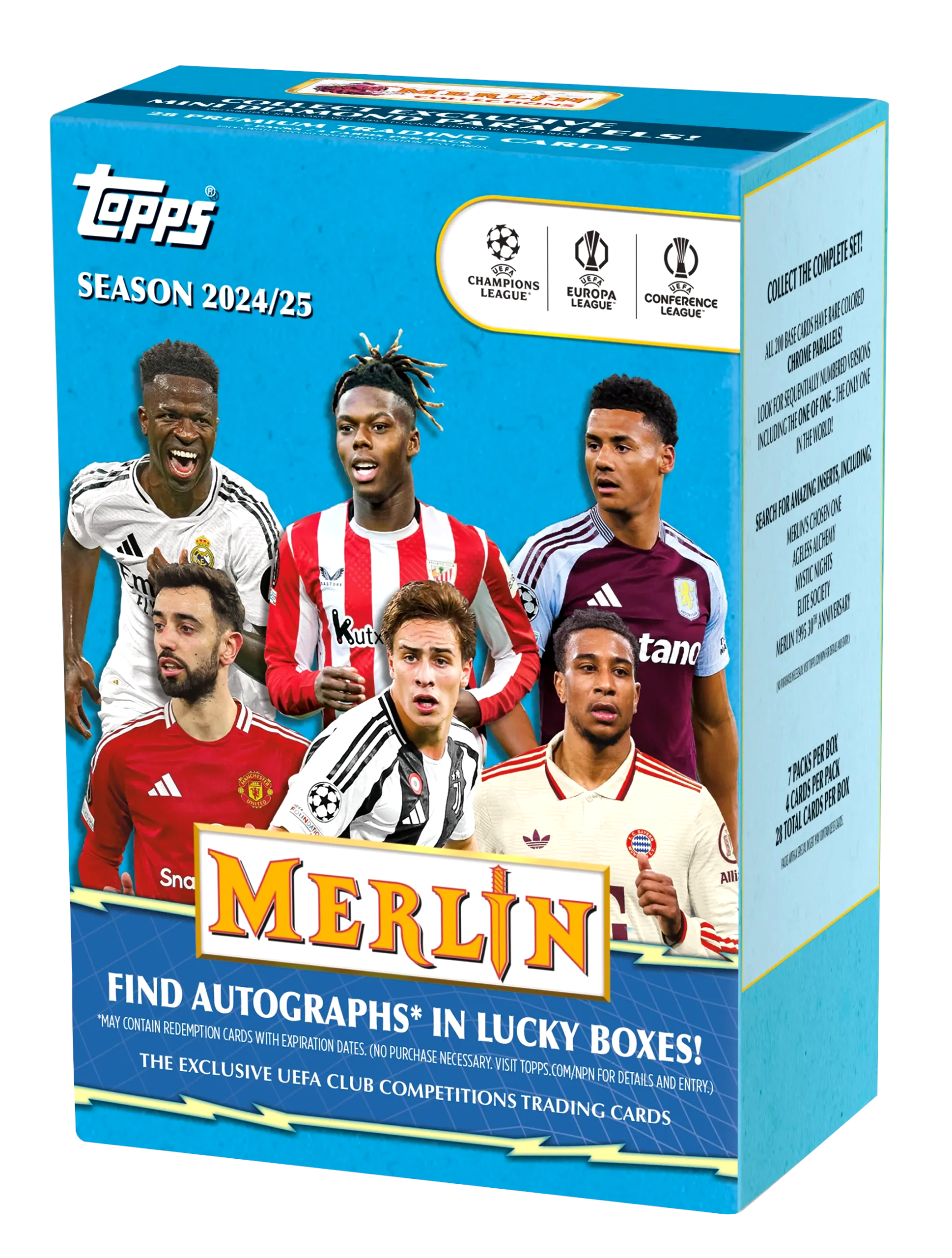 製品情報】2024-25 TOPPS UCC MERLIN CHROME SOCCER VALUE BOX