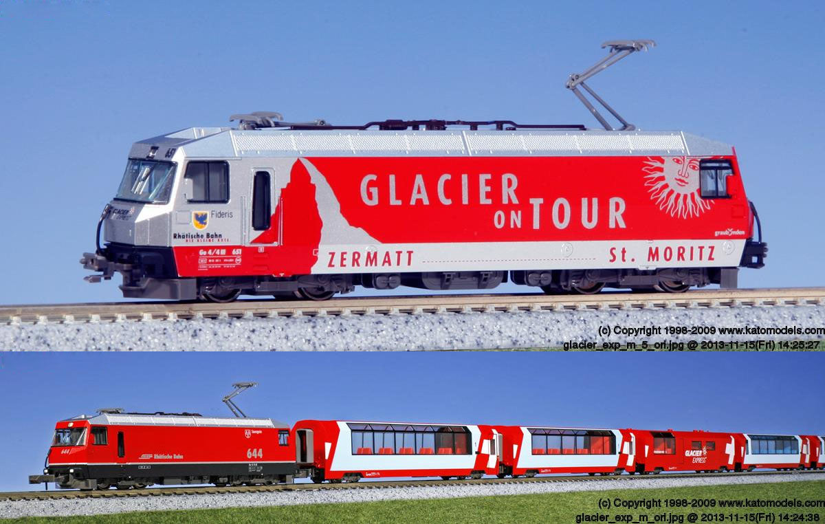 OKA】 GLACIER EXPRESS 他2点セット 氷河急行（Glacier Express）で