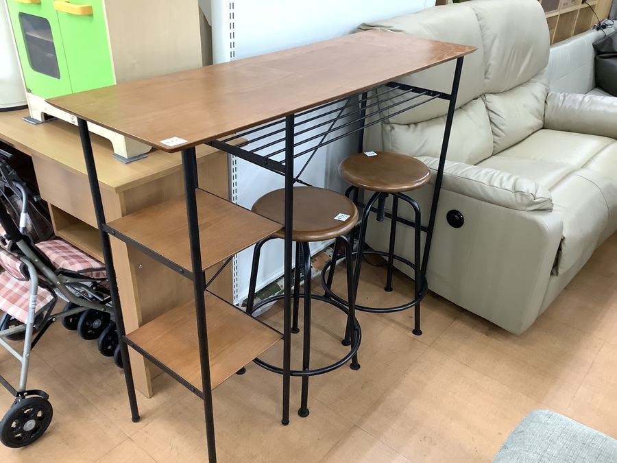 niko and  FURNITURE ＆ SUPPL カウンターテーブル×チェアセットが