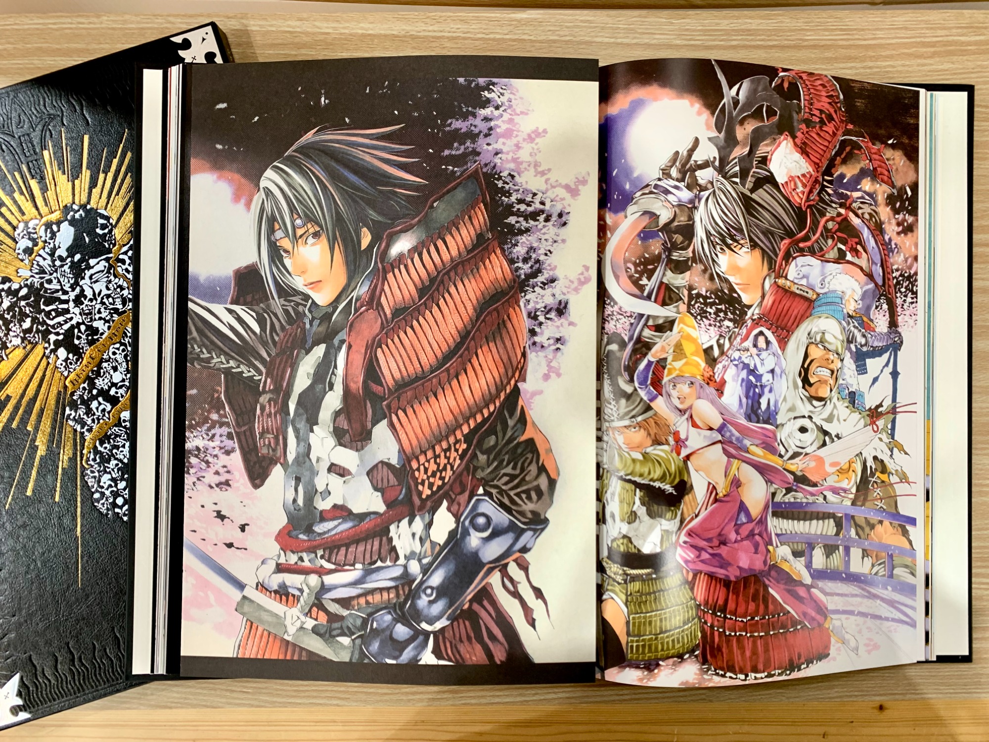 集英社】小畑健画集『blanc et noir』原画レプリカ・ステッカーセット