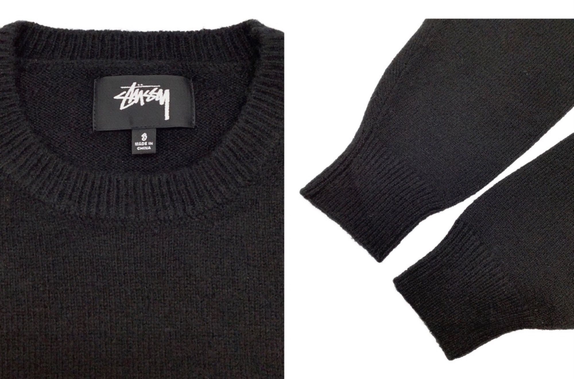 STUSSYよりクルーネックセーター「22AW Gothic Sweater」が買取入荷