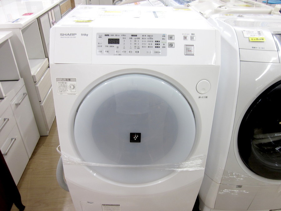 SHARP(シャープ)の9.0kgドラム式洗濯乾燥機「ES-V220-AL」をご紹介