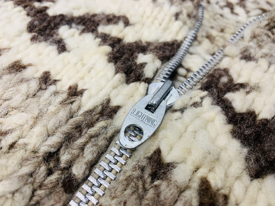 古着オタク必見！LIGHTNING社ジップ採用カウチンニットのご紹介