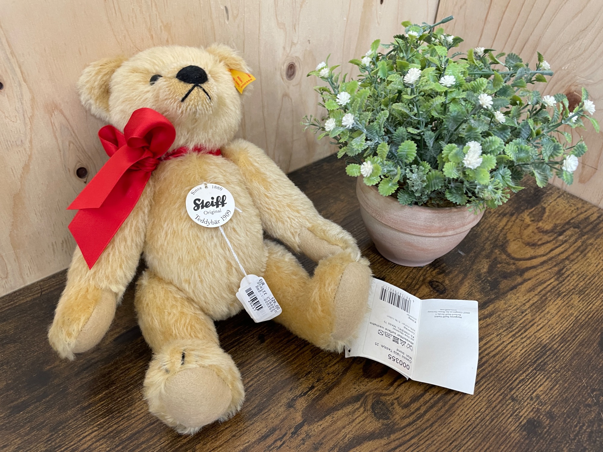 STEIFF テディベア 1909 クラシック シリアルNo.付き 【公式通販】