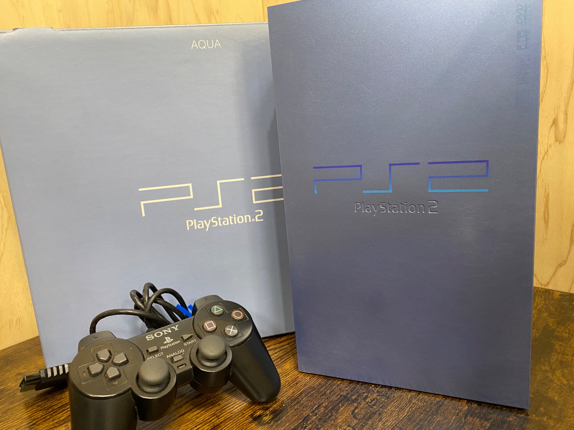 PlayStation2(プレステ2）SCPH-39000 AQ アクアブルー 箱付き