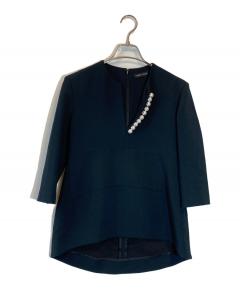 中古・古着通販】YOKO CHAN (ヨーコチャン) ヘムスカラップ ブラウス