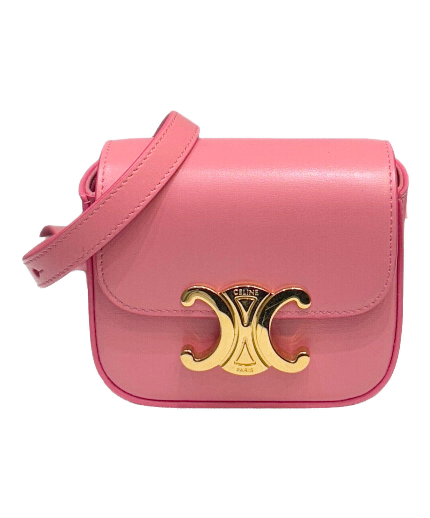 中古・古着通販】CELINE (セリーヌ) ミニ クロード ピンク｜ブランド