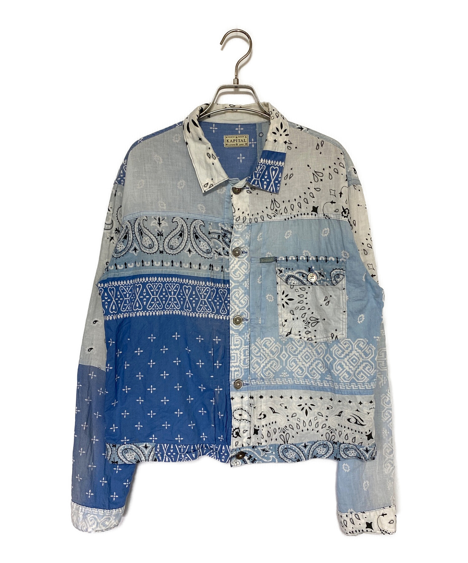 中古・古着通販】KAPITAL (キャピタル) ガーゼ バンダナパッチワークpt