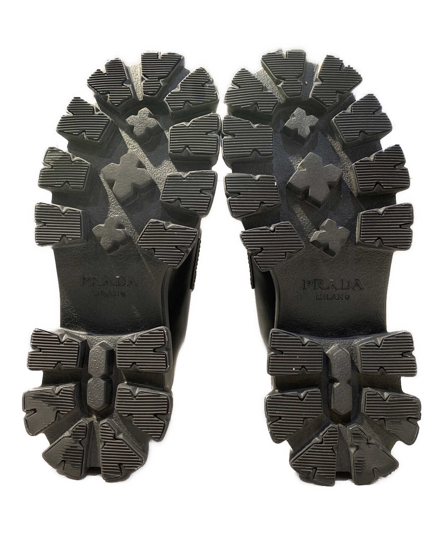 中古・古着通販】PRADA (プラダ) モノリス ブラッシュドレザー