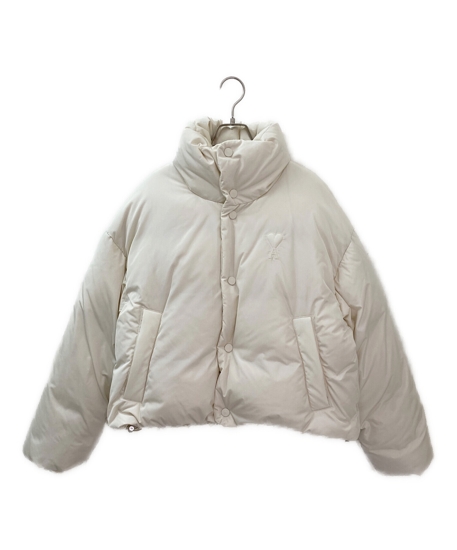 中古・古着通販】AMI PARIS (アミ パリス) ダウンジャケット クリーム