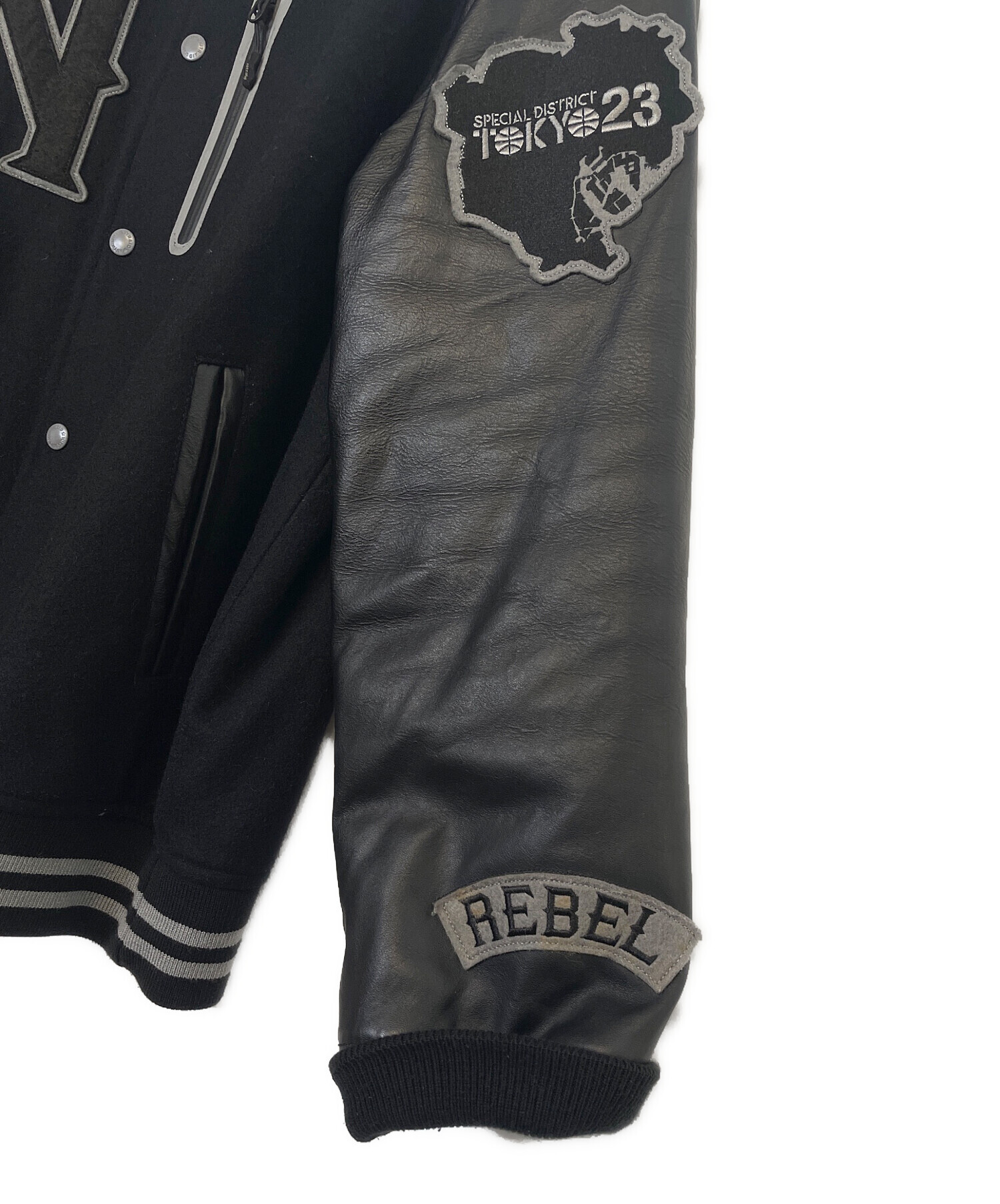 中古・古着通販】NITRAID (ナイトレイド) スタジャン ブラック サイズ