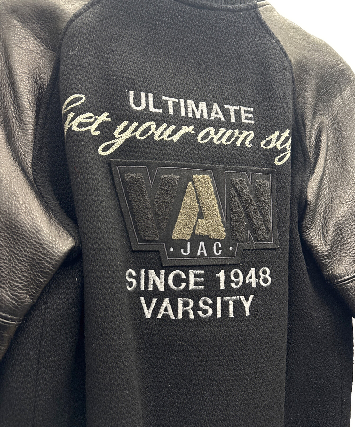 中古・古着通販】VAN JAC (ヴァン・ヂャケット) レザースタジャン