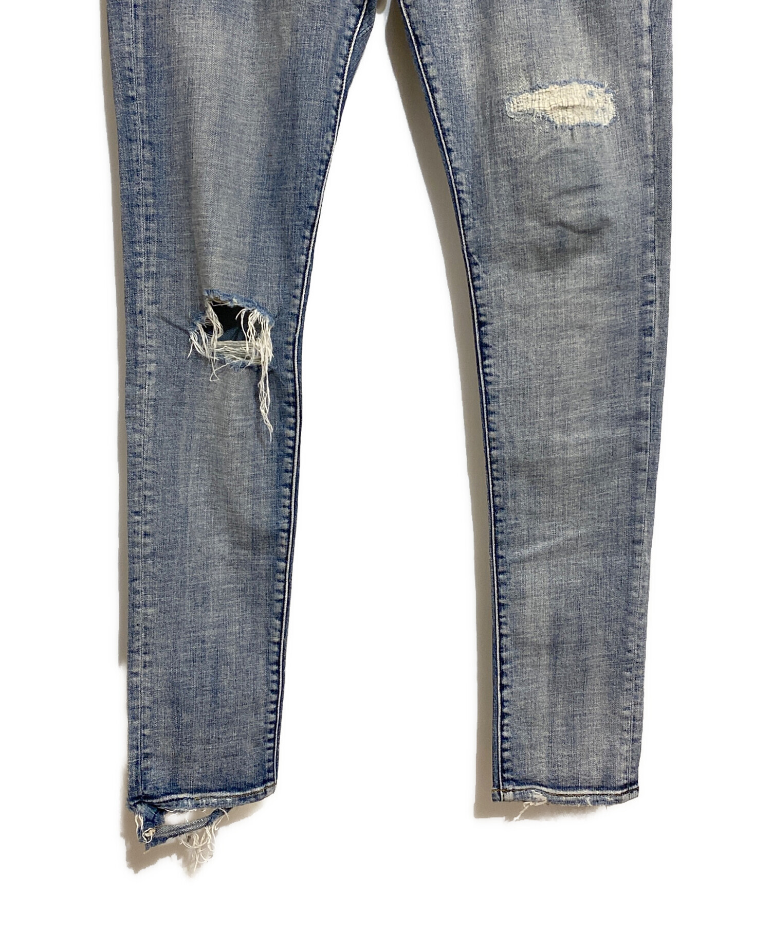 中古・古着通販】PURPLE-BRAND (パープル ブランド) ダメージスリム