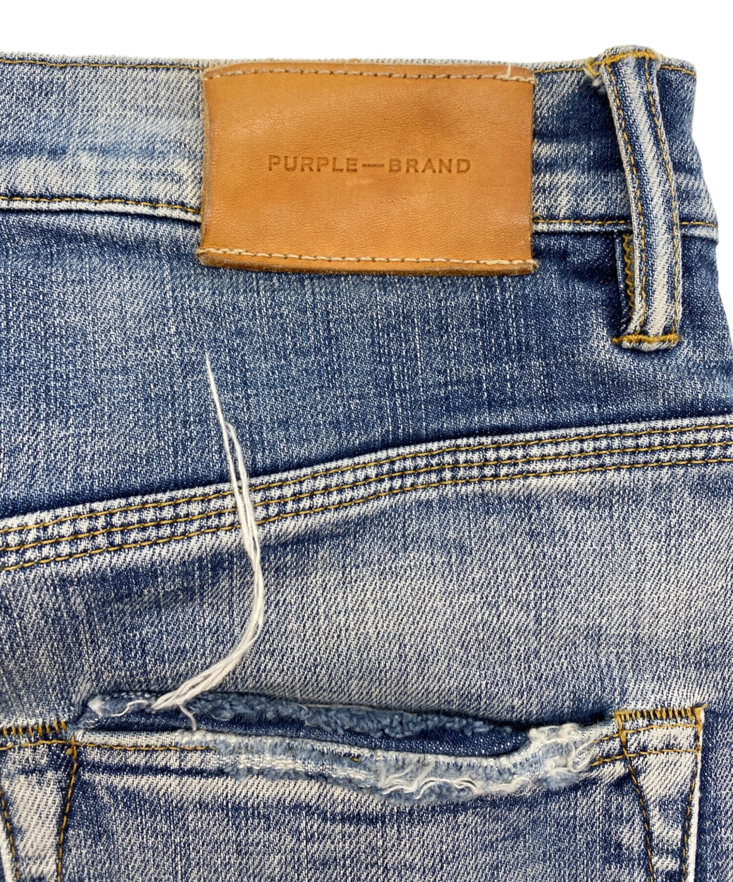 中古・古着通販】PURPLE-BRAND (パープル ブランド) ダメージスリム