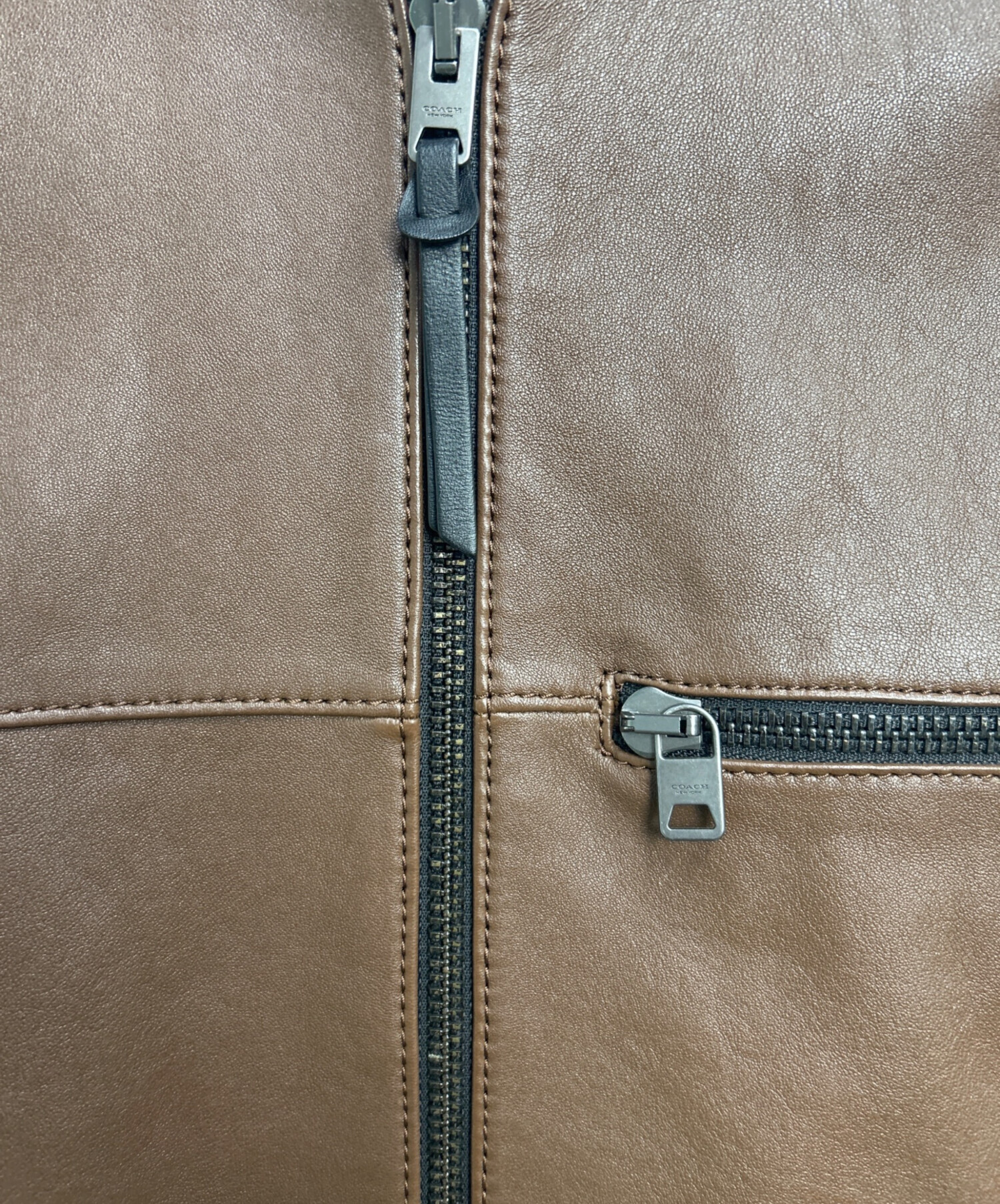 中古・古着通販】COACH (コーチ) シングルライダースジャケット