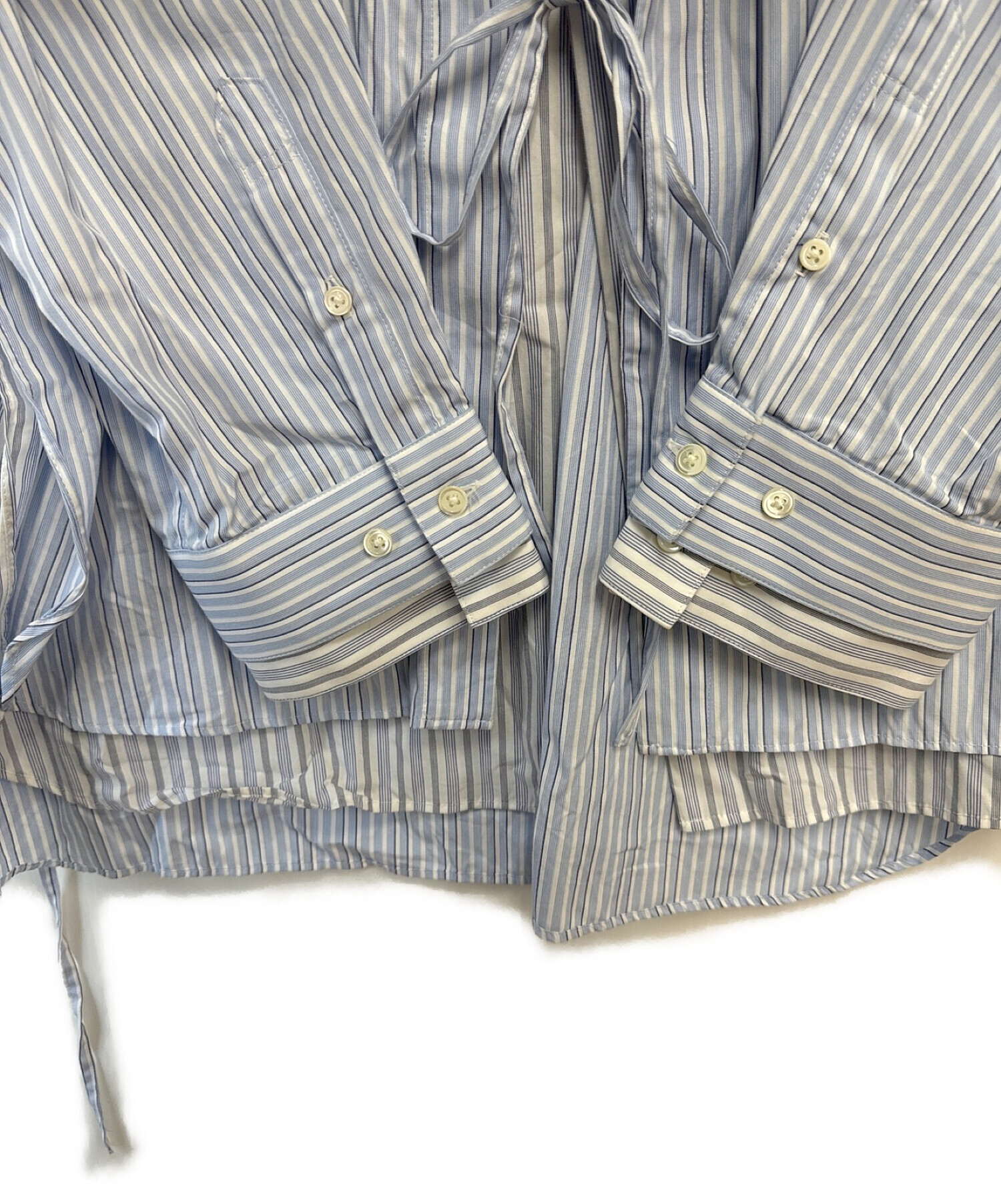 中古・古着通販】Toironier (トワロニエ) レイヤードシャツ ブルー