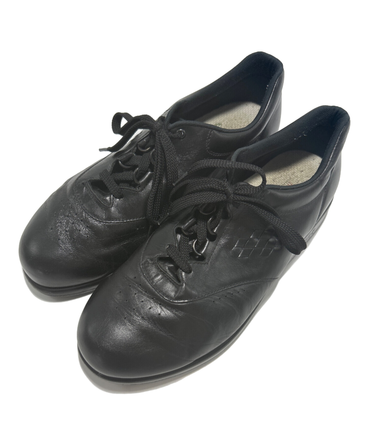 中古・古着通販】SAS (エスエーエス) レザースニーカー ブラック